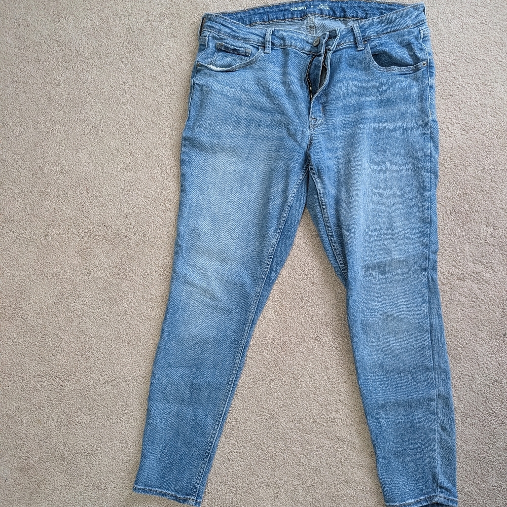 Old Navy Light Blue Women's Skinny Jeans
